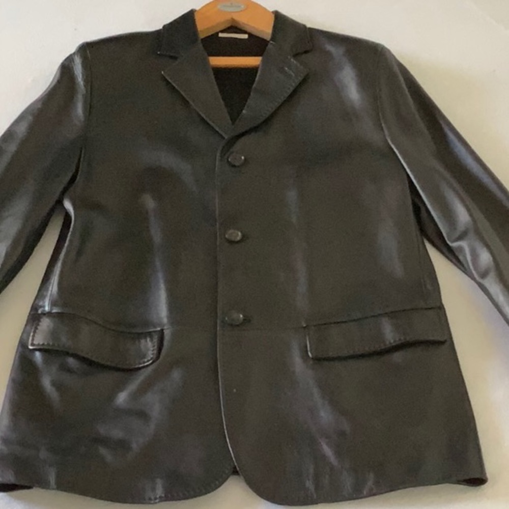 Zegna  soft leather jacket